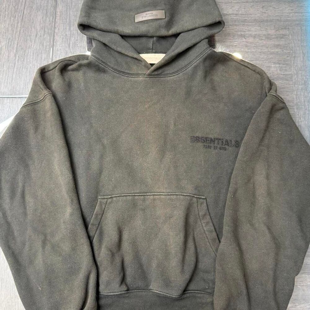 Fear of God Essentials Hoodie Size XS Faded Khaki